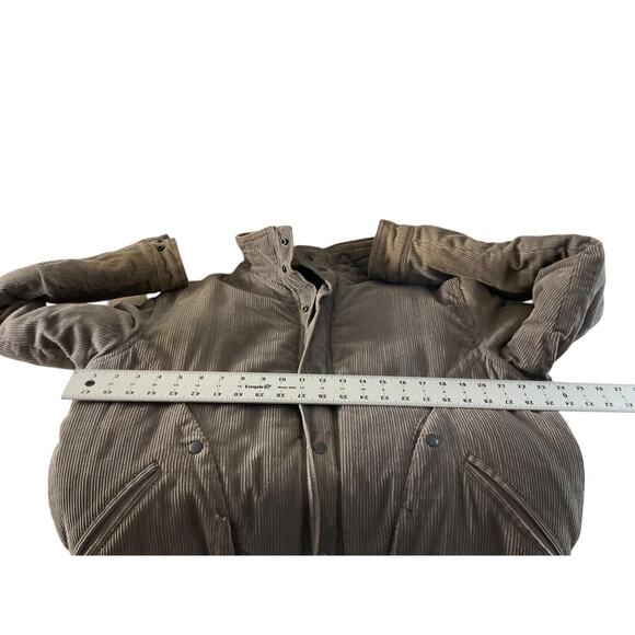 Woodlands Men's Large Vintage Jacket Corduroy Quilted David Peyser Snap Pockets - Picture 3 of 13